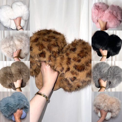 Elsabelle Candy Viral Fluffy XL Slippers