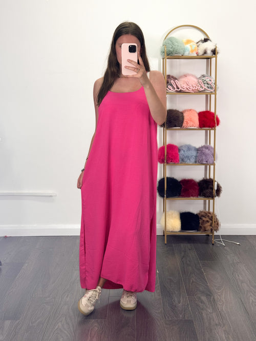 JULY (NEW COLOURS) Cross Back Maxi Floaty Dress