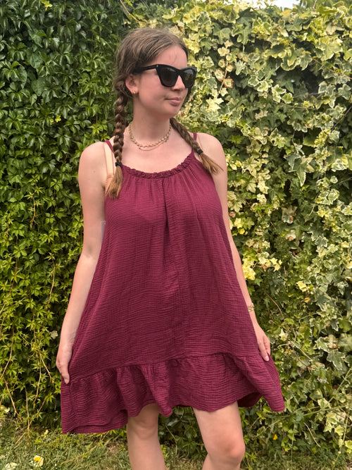 POLLY Cheesecloth Swing Dress