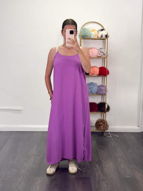 JULY (NEW COLOURS) Cross Back Maxi Floaty Dress