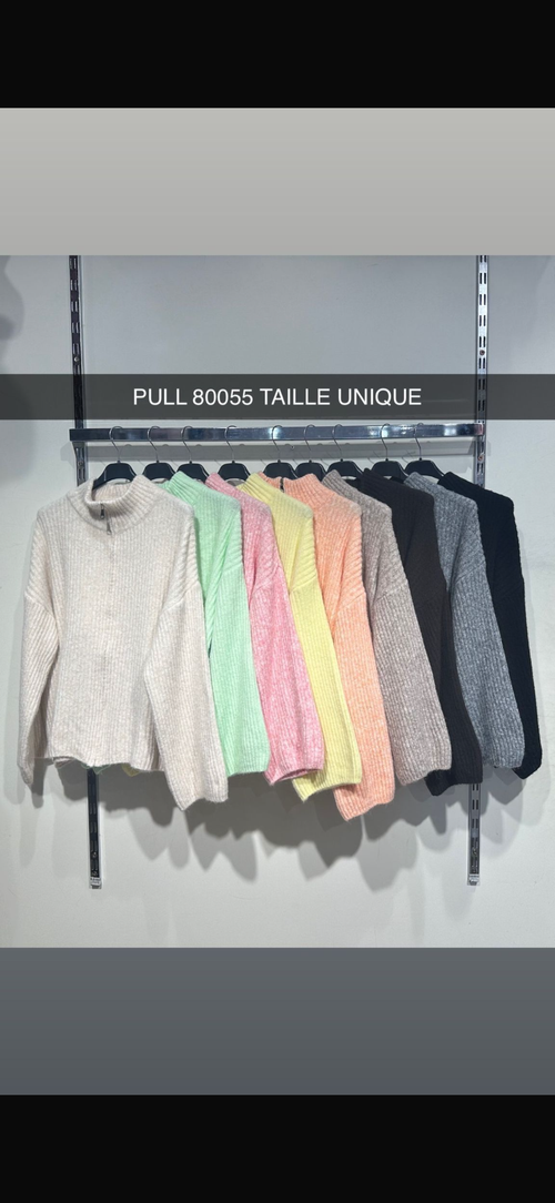 SAM Knitted Zip Up Jumper