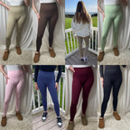 HALLIE Thick Ribbed Leggings