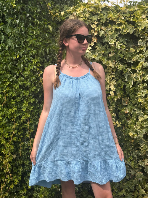 POLLY Cheesecloth Swing Dress