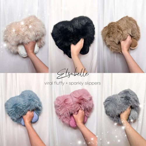 Candy Sparkle XL Fluffy Slippers