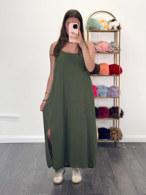 JULY (NEW COLOURS) Cross Back Maxi Floaty Dress