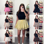 ANTONIA Super Stretchy Linen Frill Skort