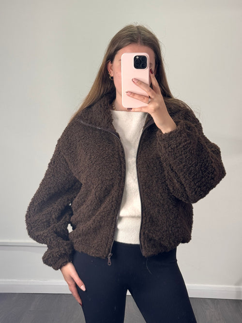SHONA Full Zip Teddy Fleece