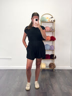 DARCIE (Size 6-18) Cap Sleeve Soft Playsuit