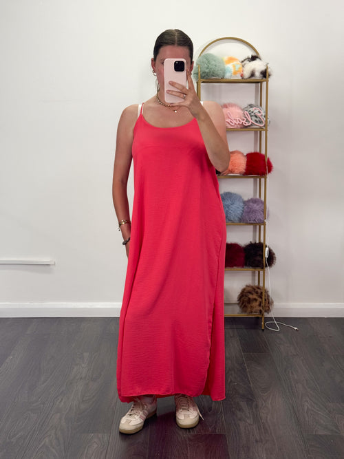JULY (NEW COLOURS) Cross Back Maxi Floaty Dress