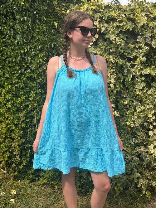 POLLY Cheesecloth Swing Dress