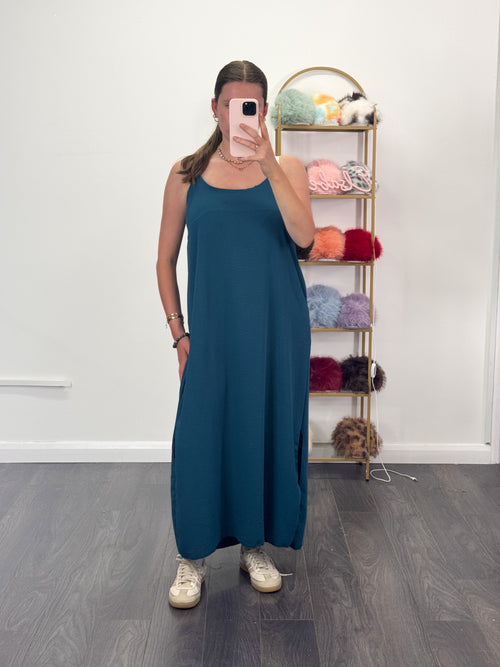 JULY (NEW COLOURS) Cross Back Maxi Floaty Dress