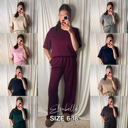 CALLIE T-Shirt & Trouser Lounge Set