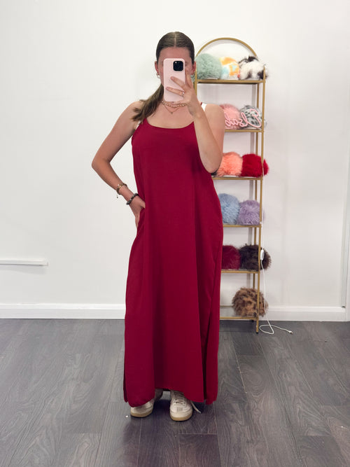 JULY (NEW COLOURS) Cross Back Maxi Floaty Dress