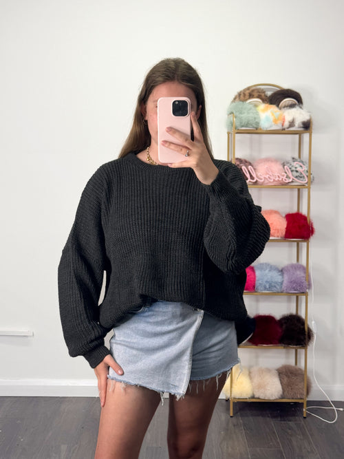 KIMBERELY Oversized Knitted Jumper
