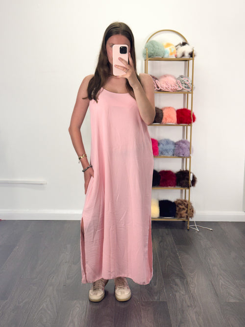 JULY (NEW COLOURS) Cross Back Maxi Floaty Dress