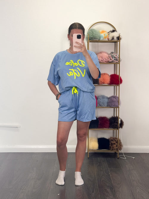 DOLCE VITA T-Shirt & Short Set