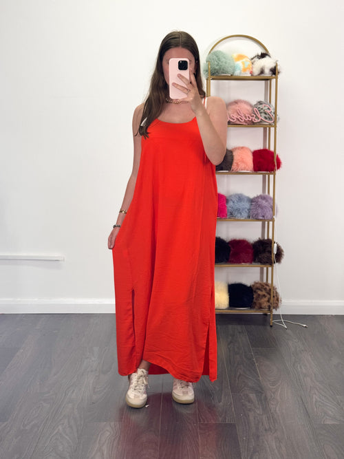 JULY (NEW COLOURS) Cross Back Maxi Floaty Dress