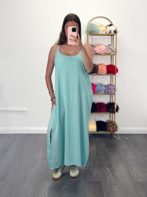 JULY (NEW COLOURS) Cross Back Maxi Floaty Dress