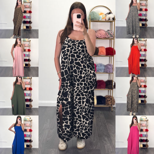 JULY (NEW COLOURS) Cross Back Maxi Floaty Dress