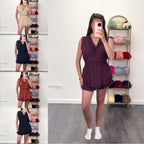 SHANIA Ruffle Elasticated Waist Playsuit
