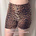 Elsabelle Exclusive Leopard Cycling Shorts *Size 6-20*