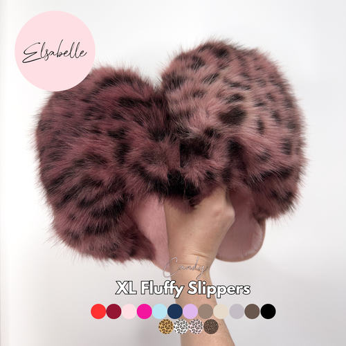 Elsabelle Candy Viral Fluffy XL Slippers