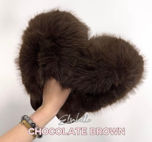 Elsabelle Candy Viral Fluffy XL Slippers