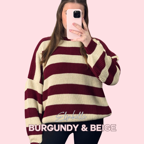 PENELOPE Stripe Knitted Jumper