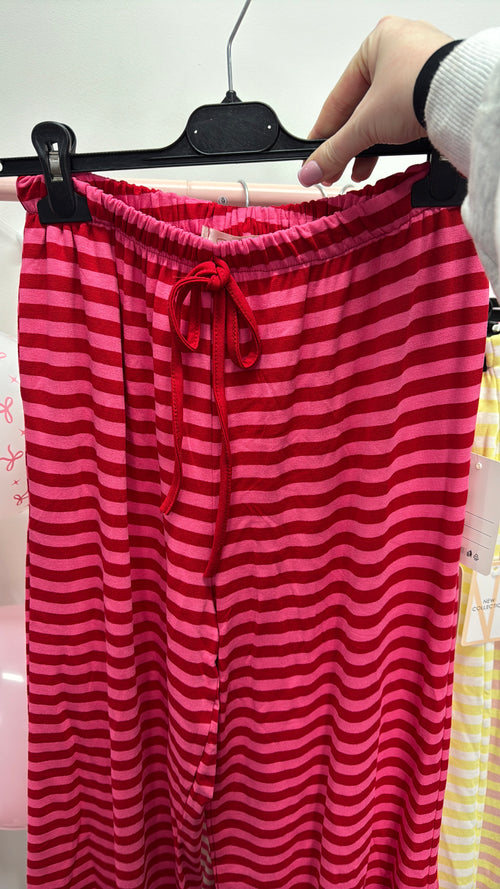 LOLLIPOP Cotton Striped Trousers