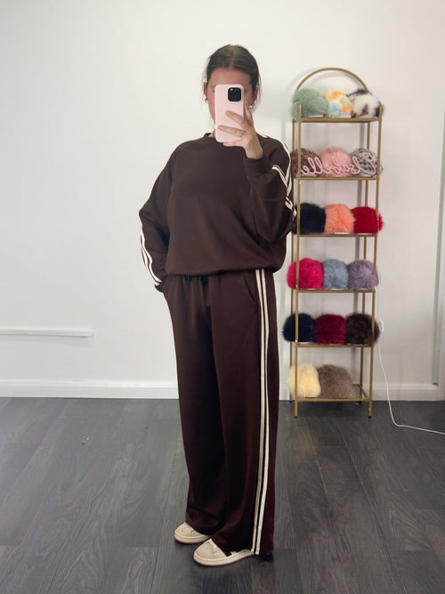 ANNALISE Side Stripe Lounge Set