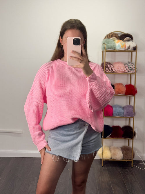 KIMBERELY Oversized Knitted Jumper