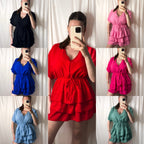 HARPER Frill Tie Waist Playsuit