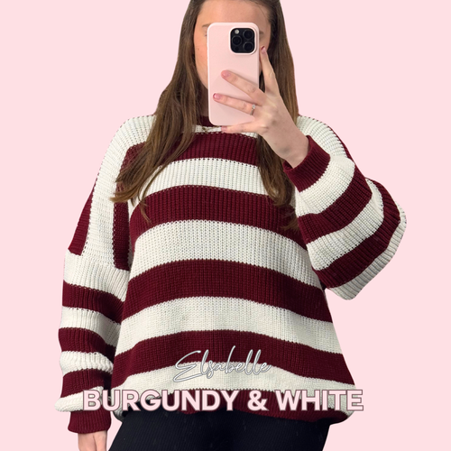 PENELOPE Stripe Knitted Jumper