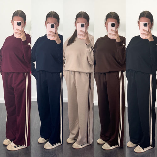 ANNALISE Side Stripe Lounge Set