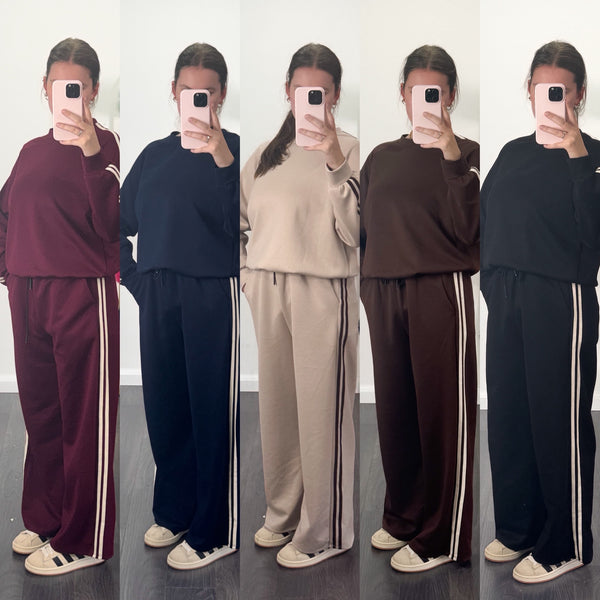 ANNALISE Side Stripe Lounge Set