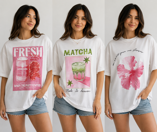 FLORENCE Summer Graphic T-Shirts