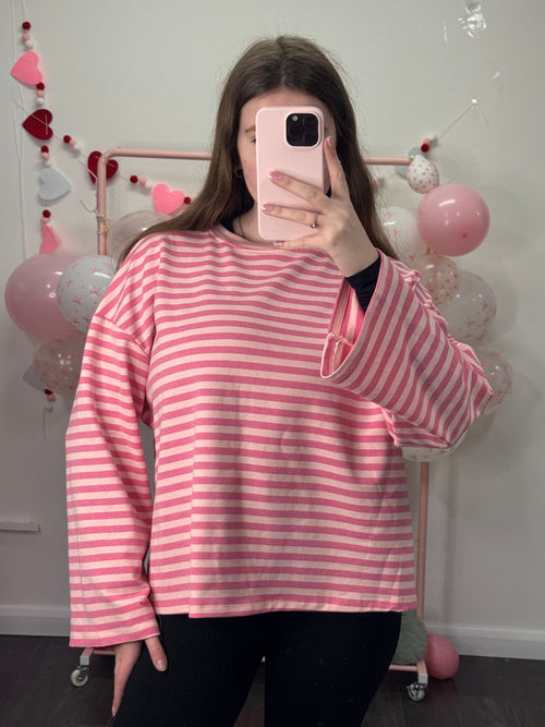 LOLLIPOP Striped Long Sleeve Top