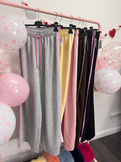 CARLY Striped Leg Joggers