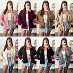 HANNAH Balloon Sleeve Short Cardigan