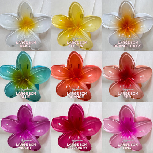 Elsabelle Honolulu Flower Hair Claw Clips