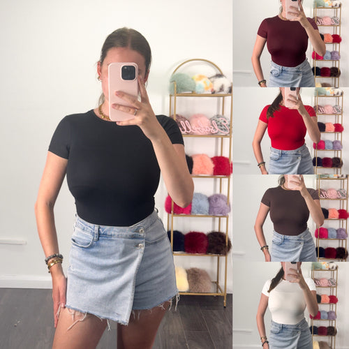 KAYLEY Slinky Double Lined T-Shirt