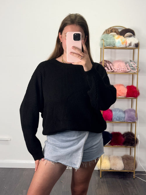 KIMBERELY Oversized Knitted Jumper