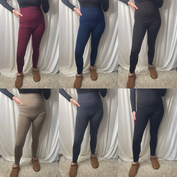 SARAH (Size 6-22) Fleece Lined Thermal Leggings