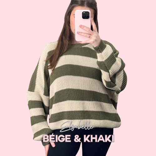 PENELOPE Stripe Knitted Jumper