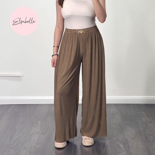 BECKS Heart Diamanté Buckle Trousers