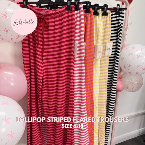 LOLLIPOP Cotton Striped Trousers