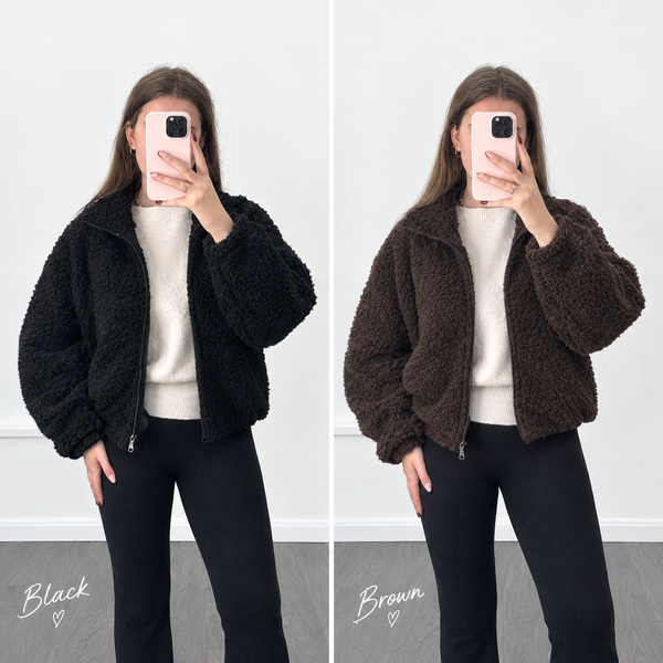 SHONA Full Zip Teddy Fleece