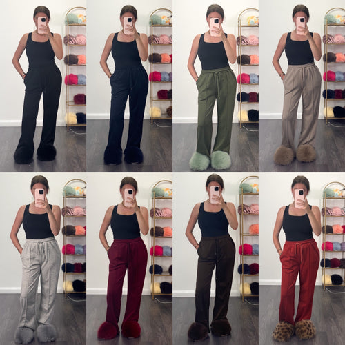 MAPLE Wide Leg Soft Joggers