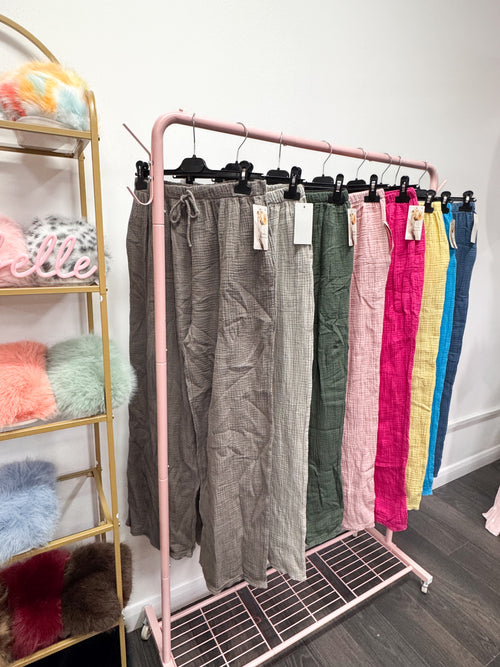 ANNA Cheesecloth Trousers