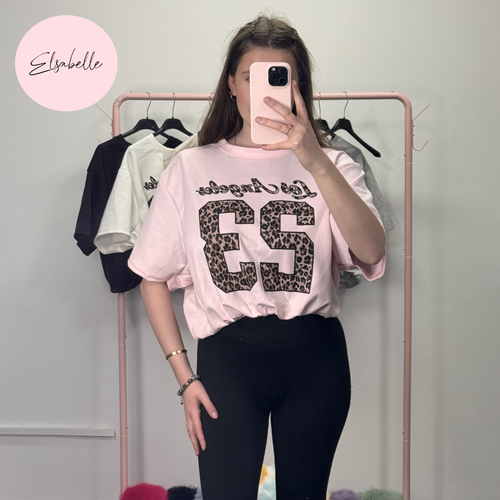 DIVA Leopard Graphic Bubble T-Shirt